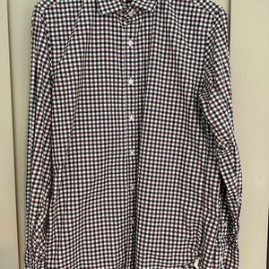 J. Crew Men's Plaid Shirt - Red, Blue, White